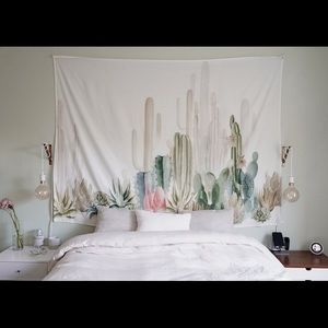 Urban Outfitters cactus tapestry, new